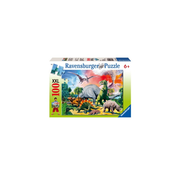 RAVENSBURGER-Mezi dinosaury 100 XXL - puzzle