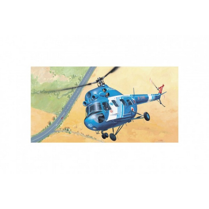 Model Vrtulník Mi 2 - Policie 1:48