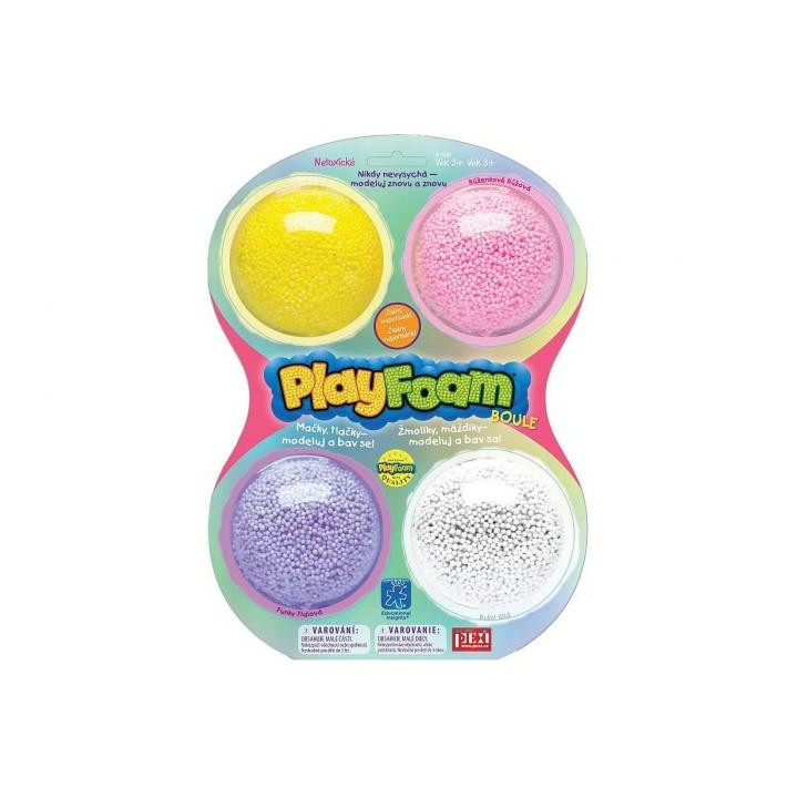 PlayFoam Modelína/Plastelína kuličková 4 barvy