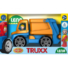 Lena 4416 Auta Truxx popelář, okrasný karton