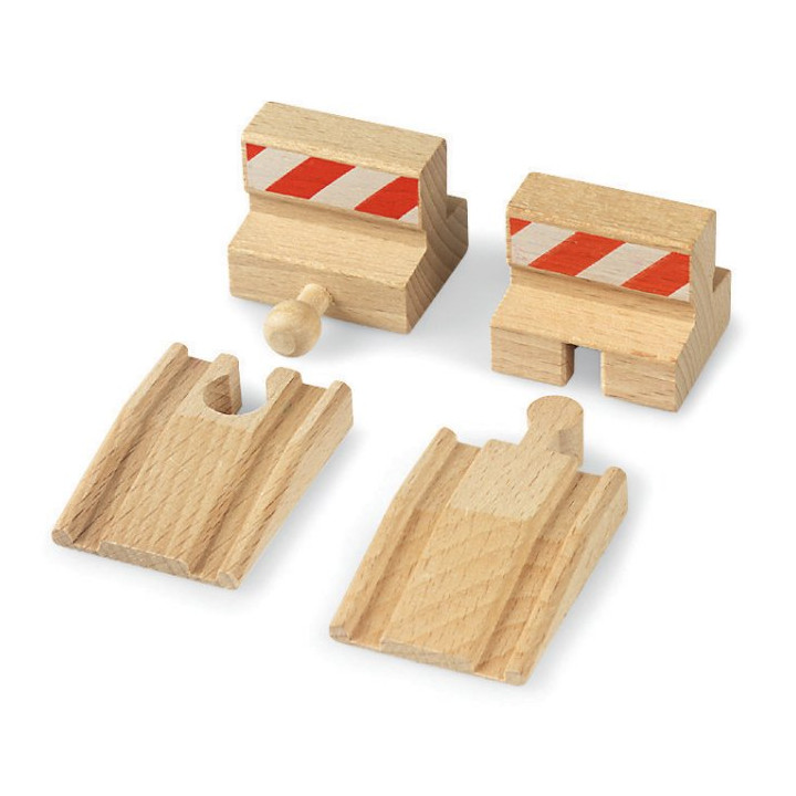 Brio 33385 Zarážka pro slepou kolej, 4 díly