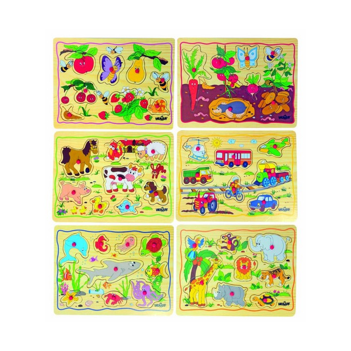Woody Puzzle na desce Dětské motivy