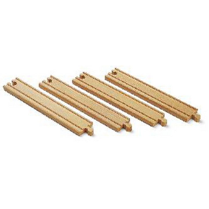 Brio 33341 Dlouhé koleje rovné, 216 mm, 4 ks