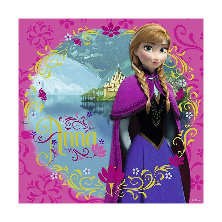 Puzzle Ledové království, 3 x 49 dílků - Ravensburger