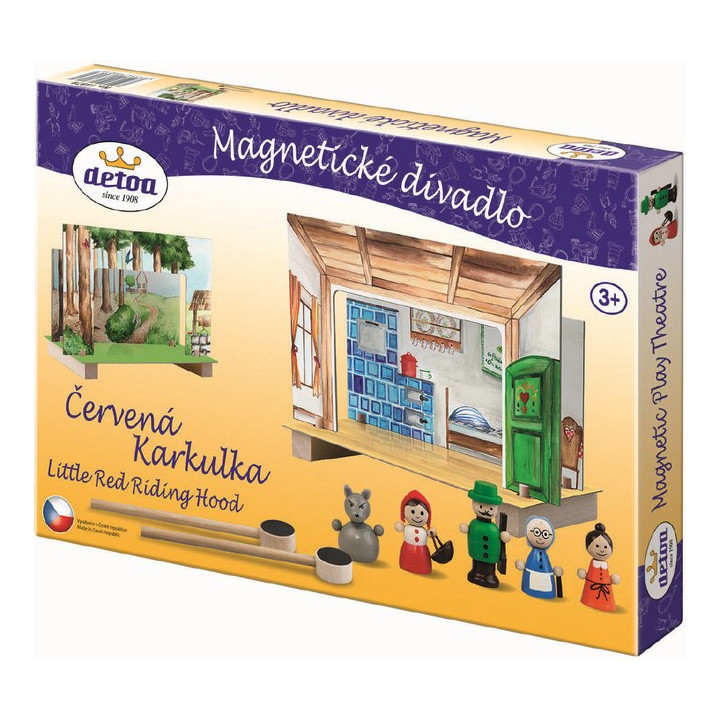 Divadlo magnetické Červená Karkulka