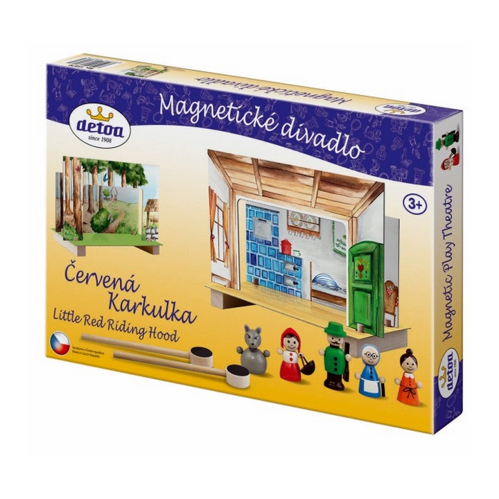 Divadlo magnetické Červená Karkulka