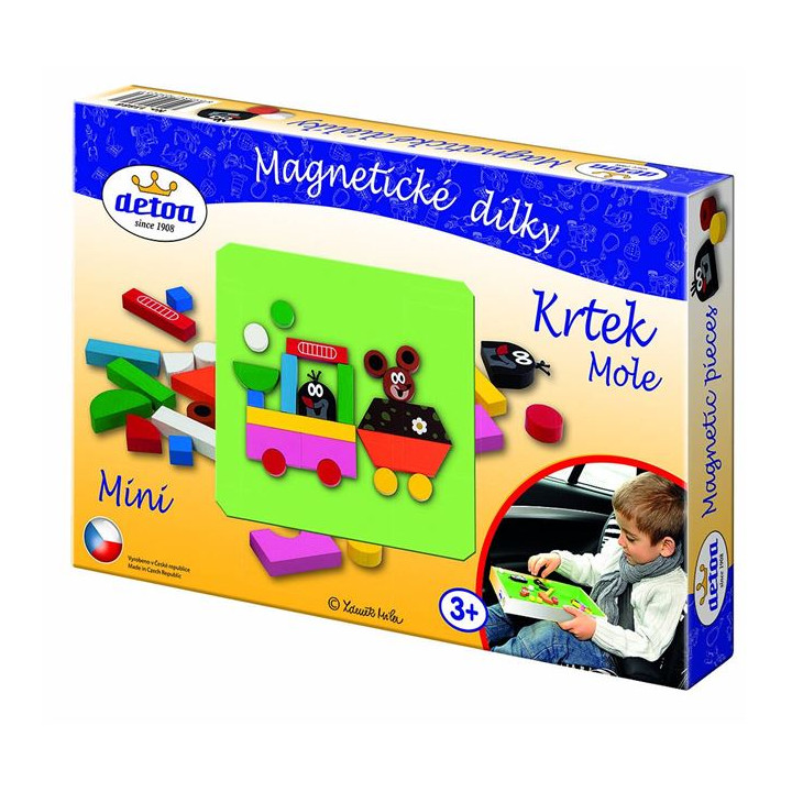 Magnetické dílky Krtek mini