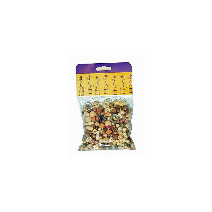 Mix perel 100g hnědo-přírodní