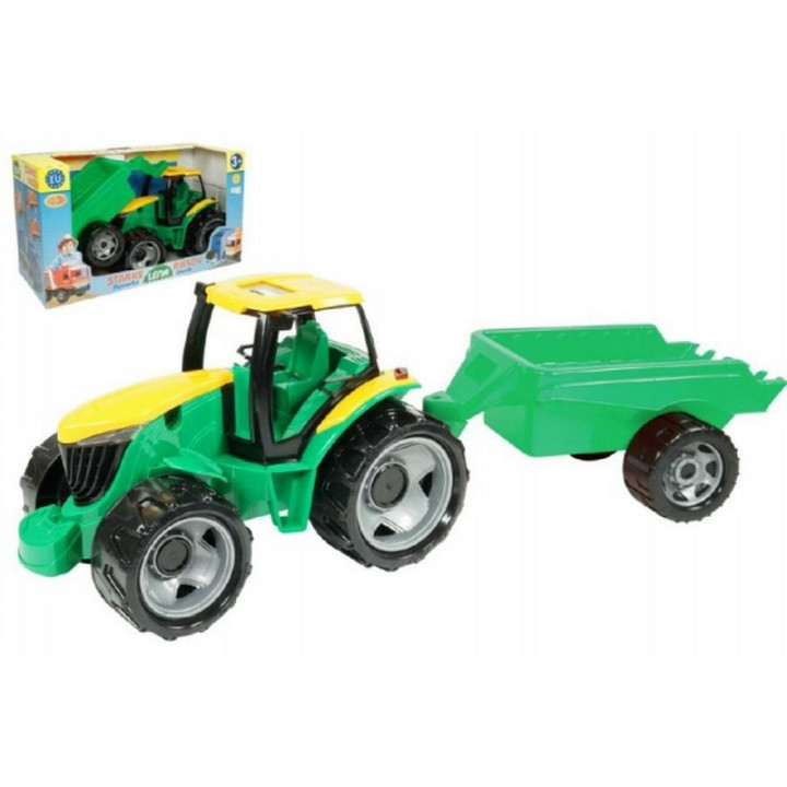 Lena 2122 Traktor bez lžíce a bagru s přívěsem