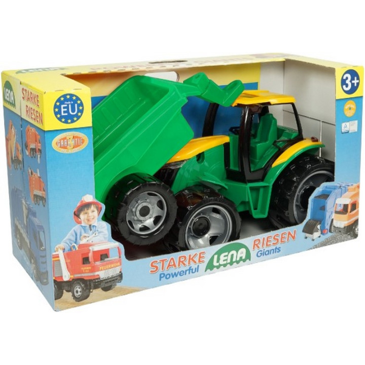 Lena 2122 Traktor bez lžíce a bagru s přívěsem