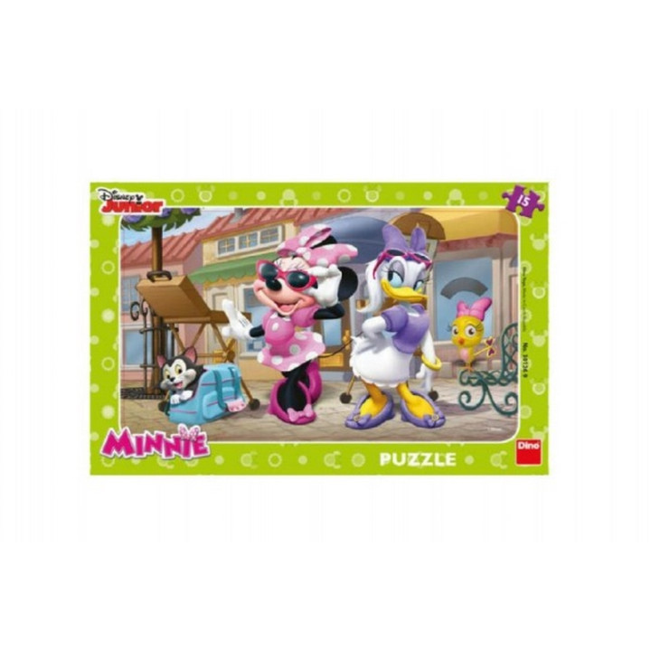 Puzzle Walt Disney Minnie na Monmartu 15 Dílků - Dino