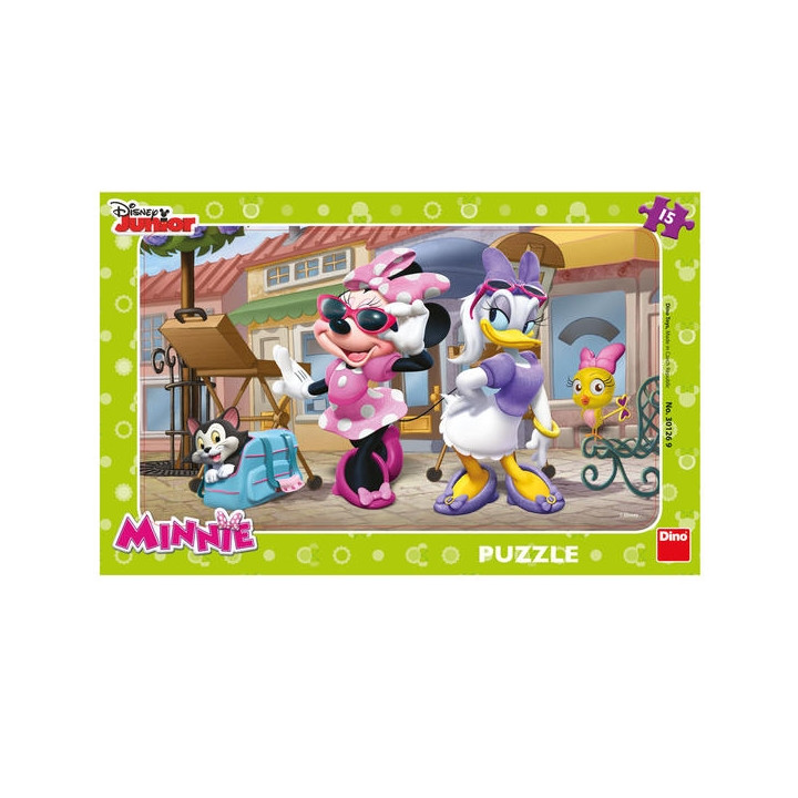 Puzzle Walt Disney Minnie na Monmartu 15 Dílků - Dino
