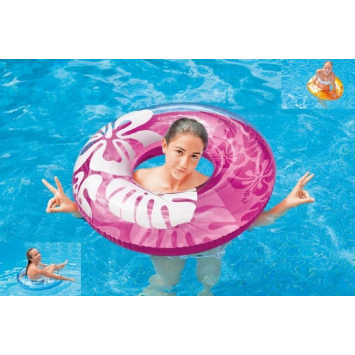 Kruh Intex plovací Květiny 91 cm