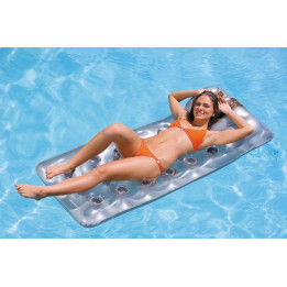 Matrace Intex stříbrná 188 × 71 cm