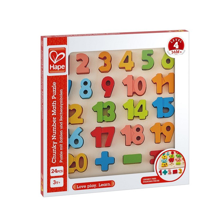Hape Puzzle číslice