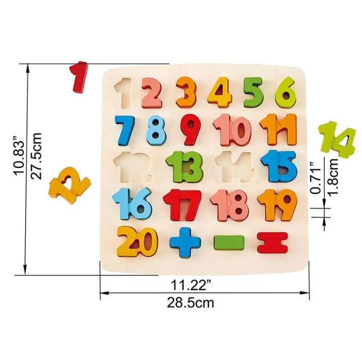 Hape Puzzle číslice