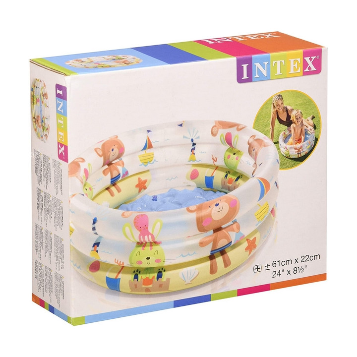 Bazén Intex 3-kruhový pro miminka 1-3 roky 61 x 22 cm