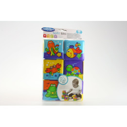 Playgro - měkké pěnové kostky