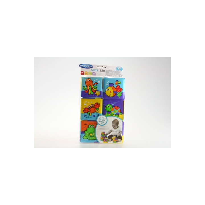 Playgro - měkké pěnové kostky
