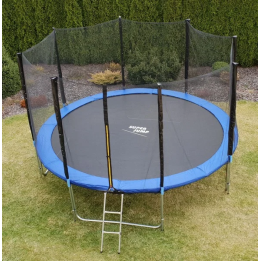 SuperJump Trampolína 400 cm + ochranná síť + žebřík
