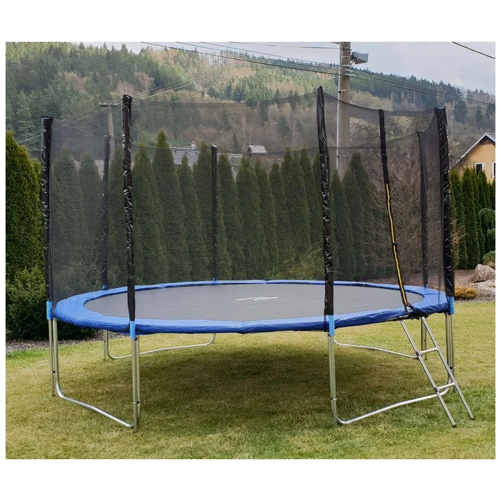SuperJump Trampolína 400 cm + ochranná síť + žebřík