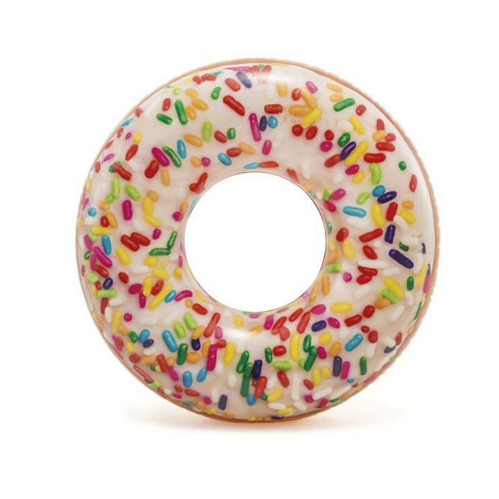 Kruh plovací Intex Donut s posypem 114 cm
