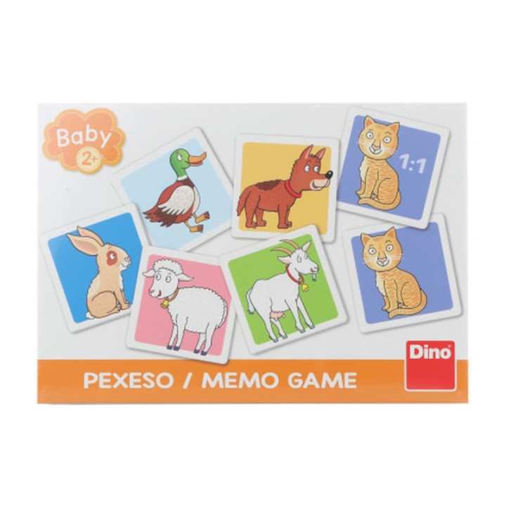 Domácí zvířátka baby pexeso
