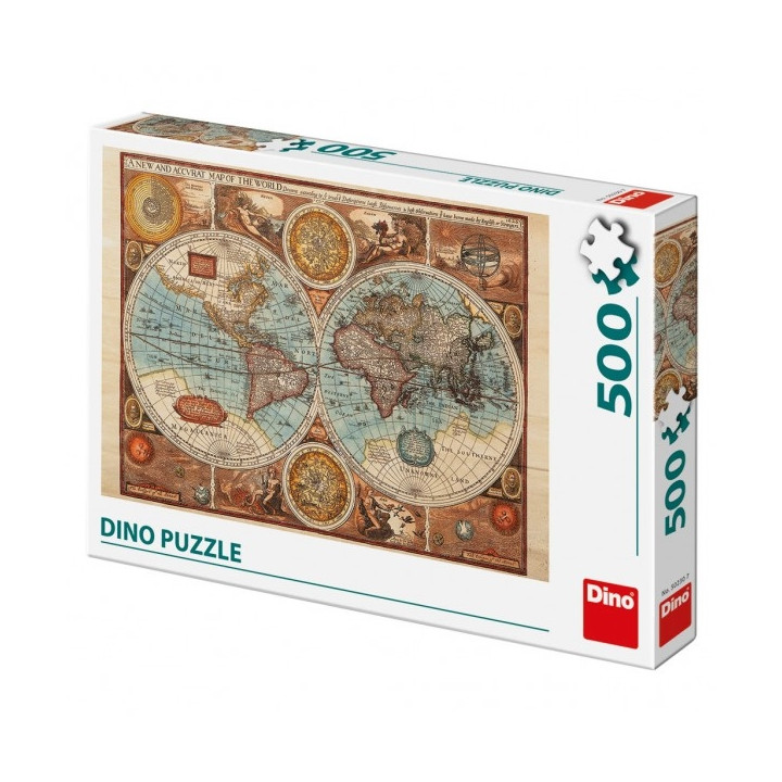 Mapa světa z R.1626 500D