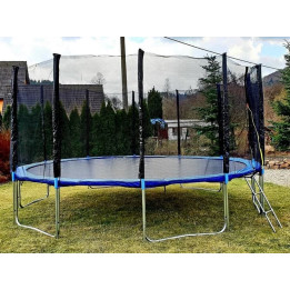 SuperJump Trampolína 500 cm + ochranná síť + žebřík