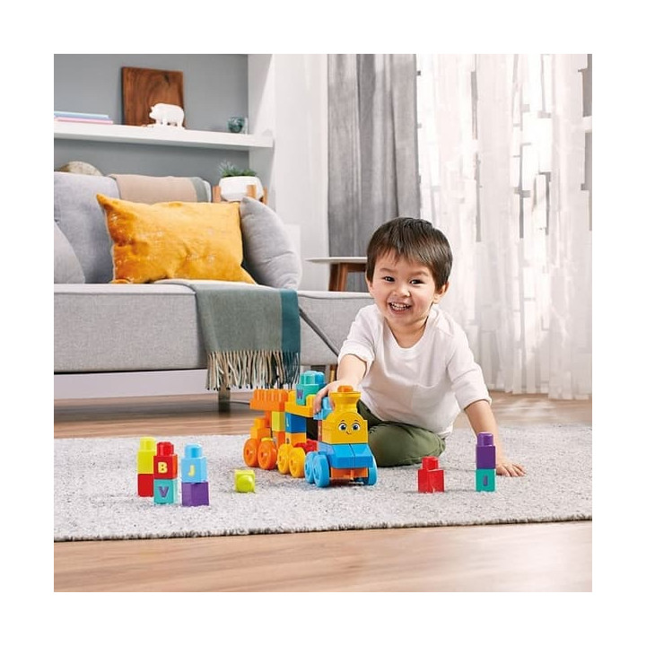 MEGA BLOKS HUDEBNÍ VLÁČEK S PÍSMENKY