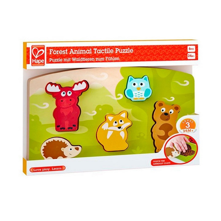 Hape Puzzle na desce - Lesní zvířátka