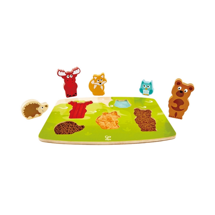 Hape Puzzle na desce - Lesní zvířátka