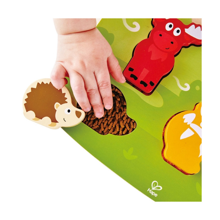 Hape Puzzle na desce - Lesní zvířátka