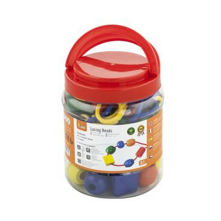 Viga Navlékání dřevěných korálků - extra velké