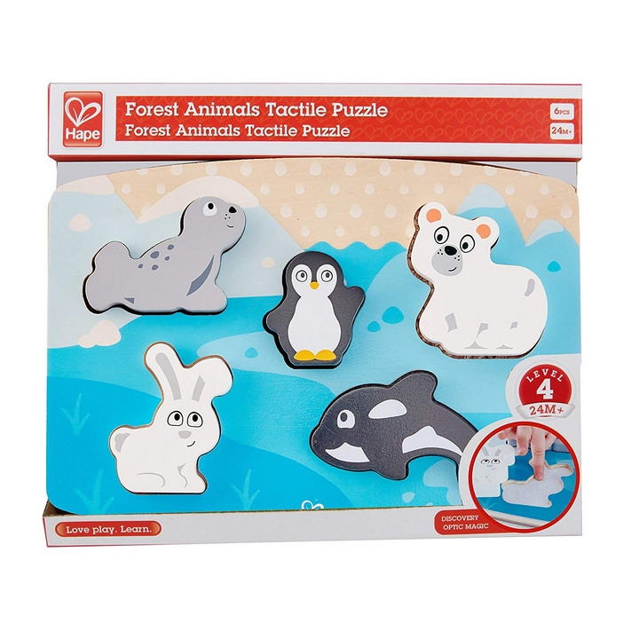 Hape Puzzle na desce - Polární zvířátka