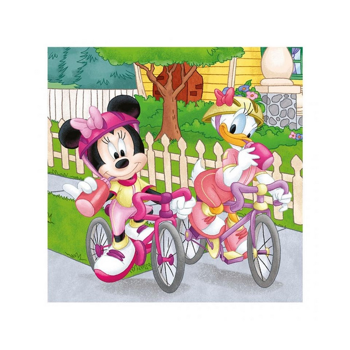 Puzzle Walt Disney Mickey a Minnie sportovci 3x55d