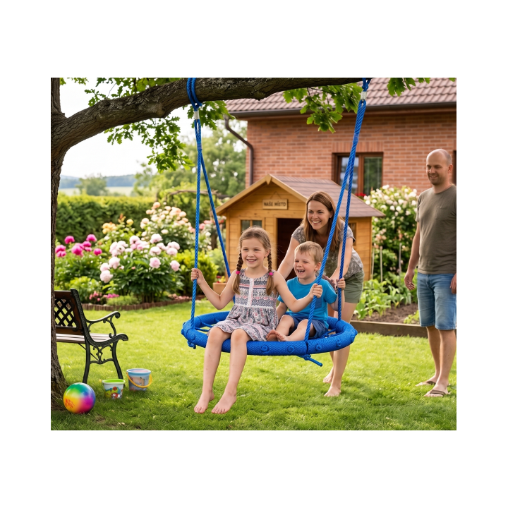 Houpací kruh průměr 100 cm modrý
