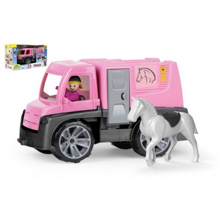 Lena 4458 Auta Truxx koňský transport 26 cm