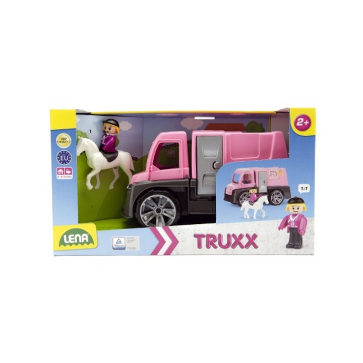 Lena 4458 Auta Truxx koňský transport 26 cm