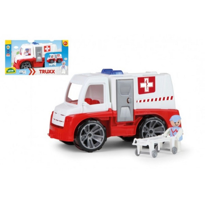 Lena 4456 Auta Truxx sanitka v krabici