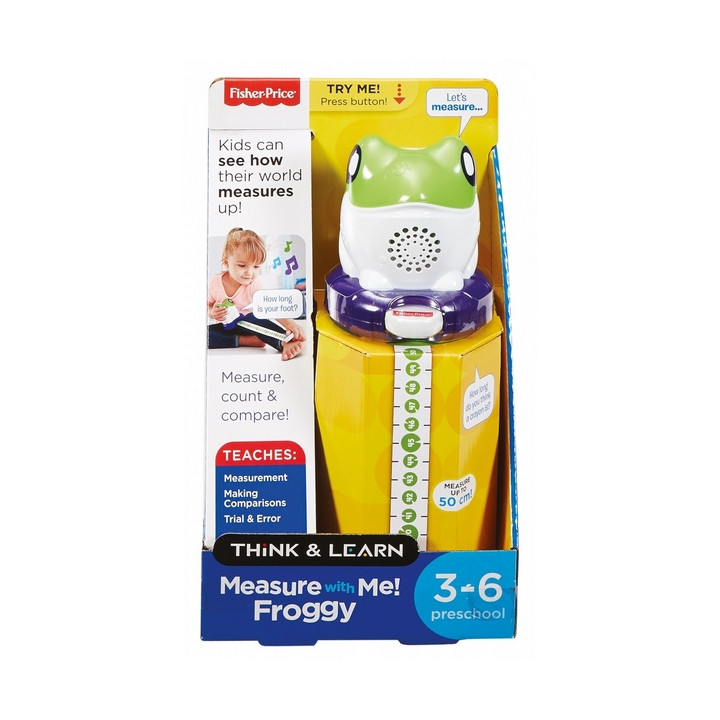 Fisher Price Žabka - Měř se mnou POLSKÁ VERZE