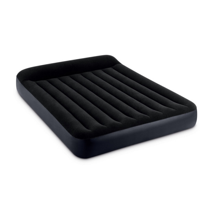 Intex 64150 Nafukovací postel Dura Beam Queen Standard series 152x203x25 cm se zvednutým podhlavníkem a el. pumpou