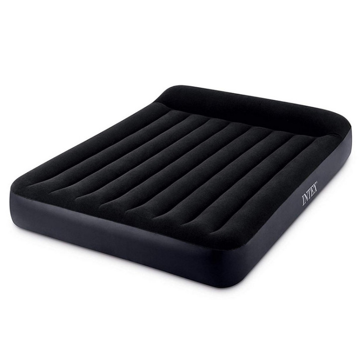 Intex 64150 Nafukovací postel Dura Beam Queen Standard series 152x203x25 cm se zvednutým podhlavníkem a el. pumpou