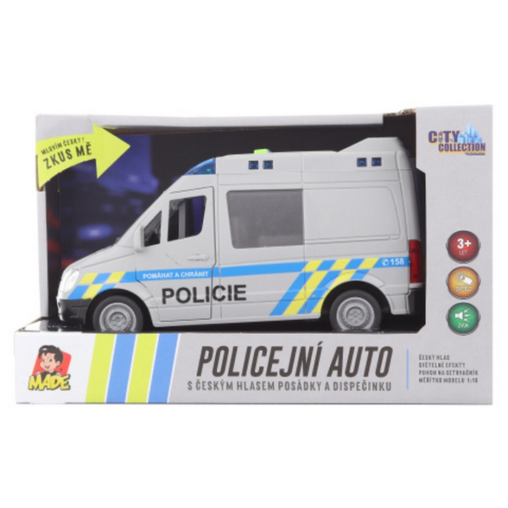 Auto policejní dodávka