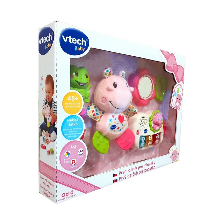 Vtech První dárek pro miminko CZ - růžový