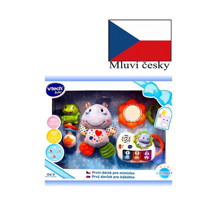 Vtech První dárek pro miminko (CZ) - modrý