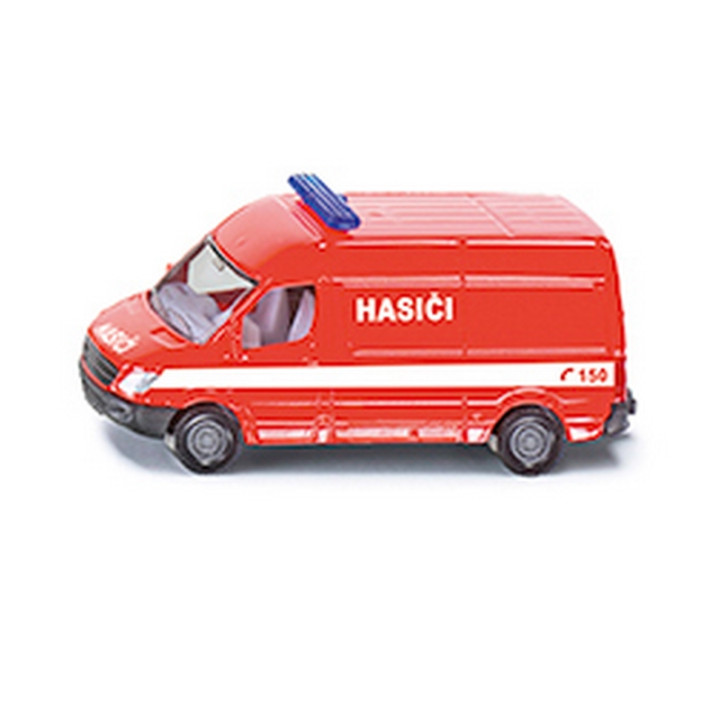 SIKU 0808 Česká verze - hasiči dodávka