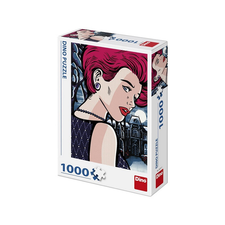 POP ART - TAJEMNÁ ŽENA 1000 Puzzle NOVÉ
