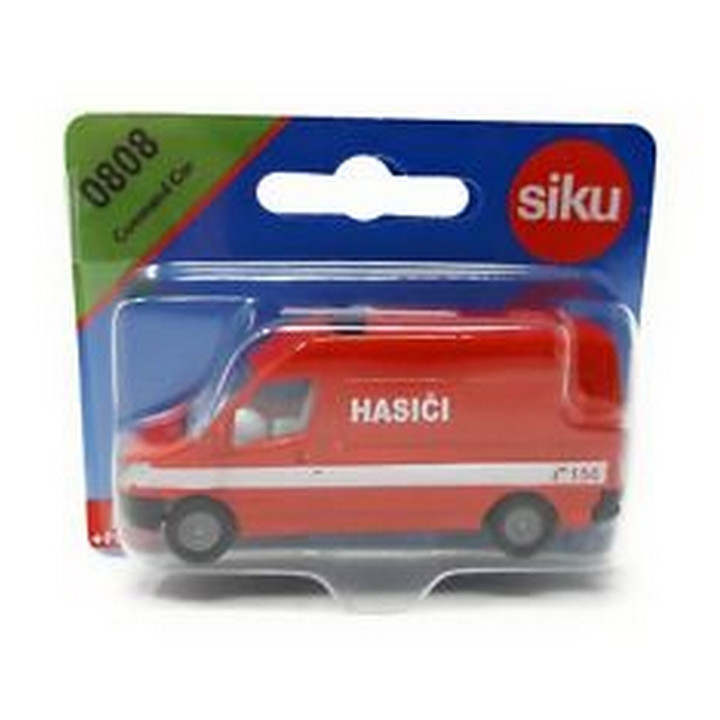 SIKU 0808 Česká verze - hasiči dodávka