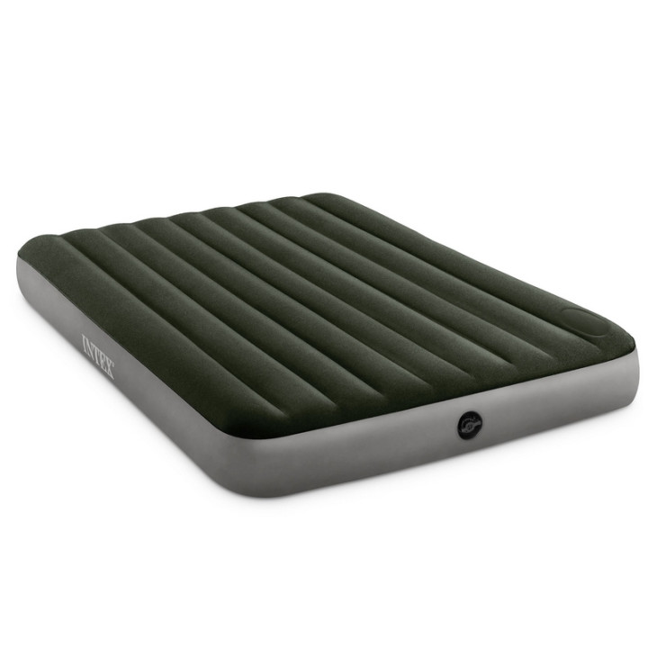 Intex 64763 Nafukovací postel Dura-Beam Queen Downy 152x203x25cm s nožní pumpou